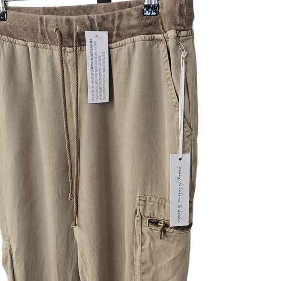 Revolve Young Fabulous & Broke Women's Cargo Tencel Joggers  Size XS NWT - Picture 4 of 9